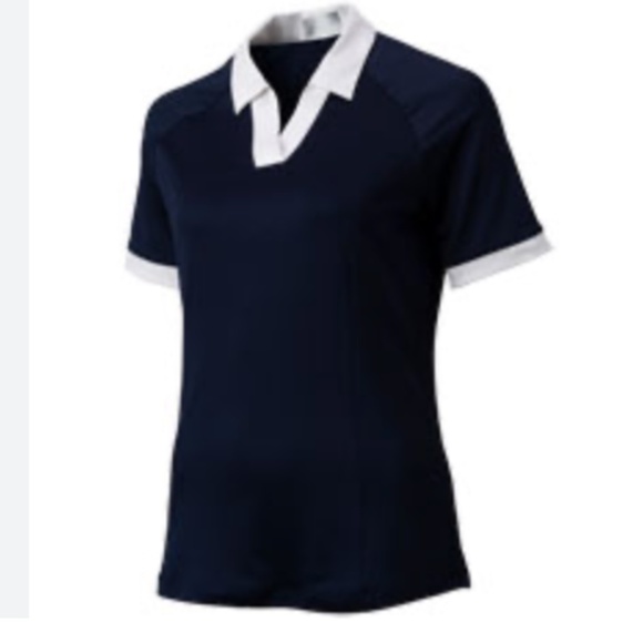 NWOT CALLOWAY Color Block V-Placket Golf Polo, size L